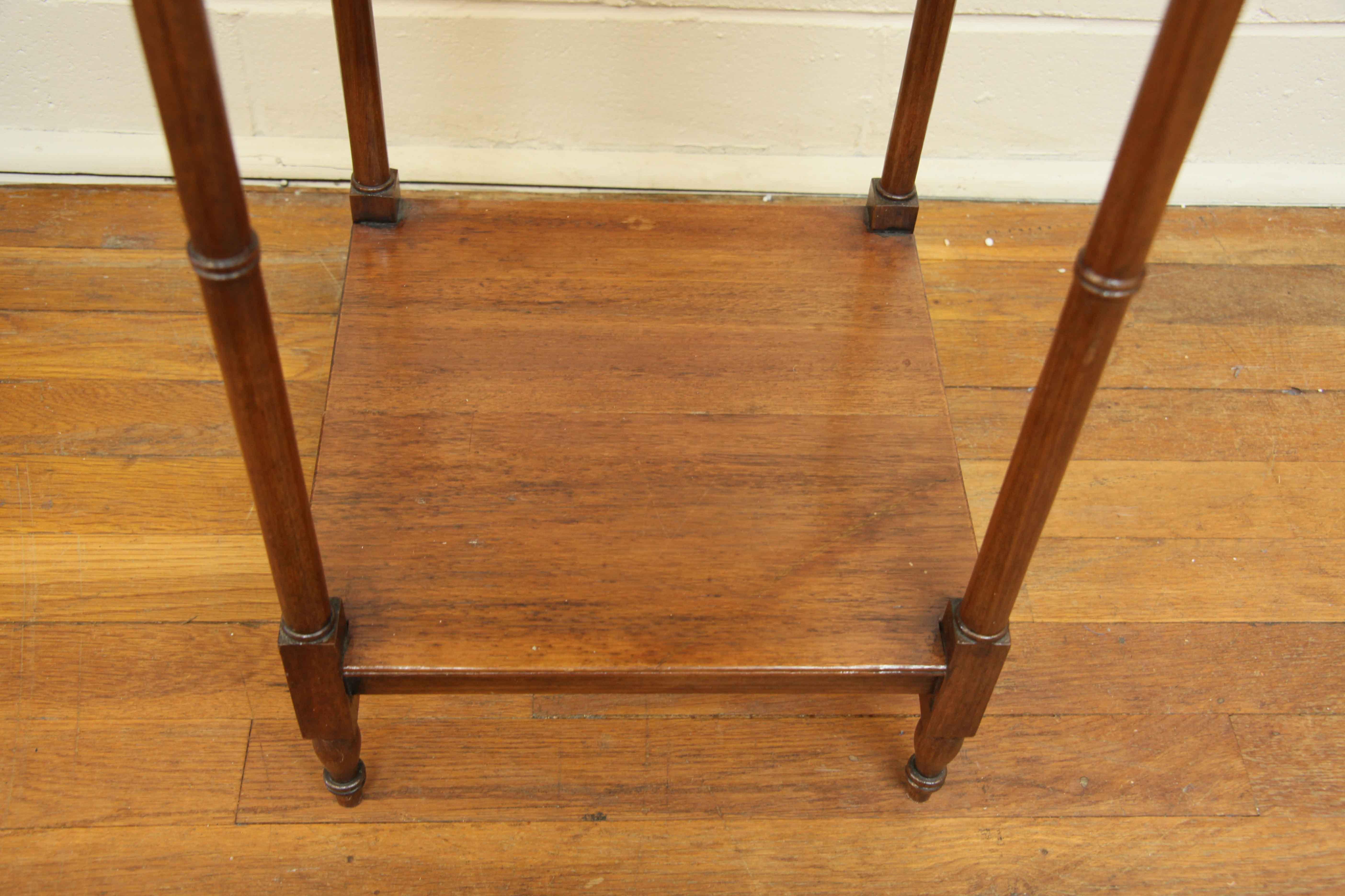 Mid-19th Century English Mahogany Three Tier Etagere  For Sale