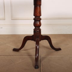 English Mahogany Tripod Table
