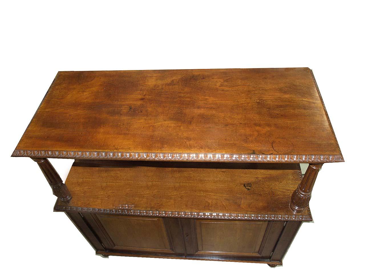 English Mahogany Two Tier Server For Sale 1