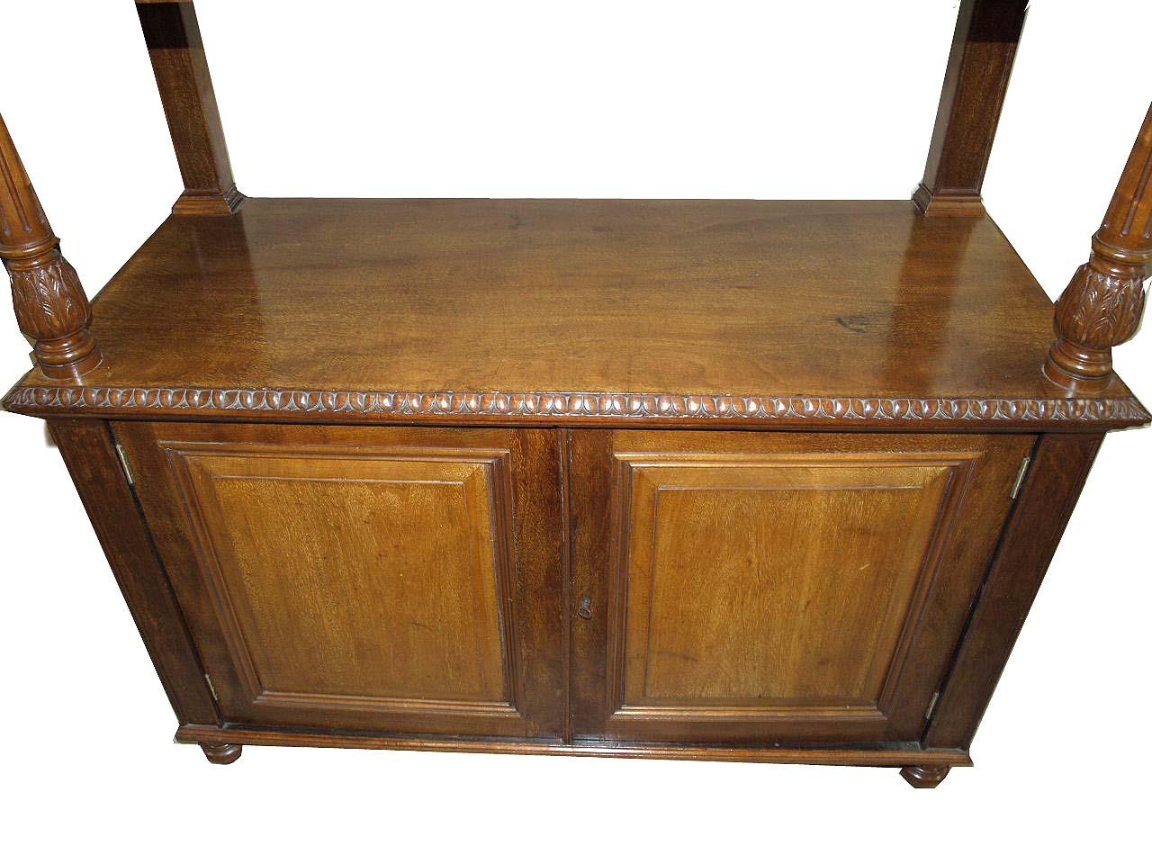 English Mahogany Two Tier Server For Sale 2