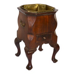 Antique English Mahogany Wine Cooler, circa 1890