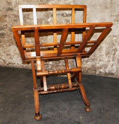 English Mahogany Wooden Folio Stand, Map and Document Holder, circa 1820