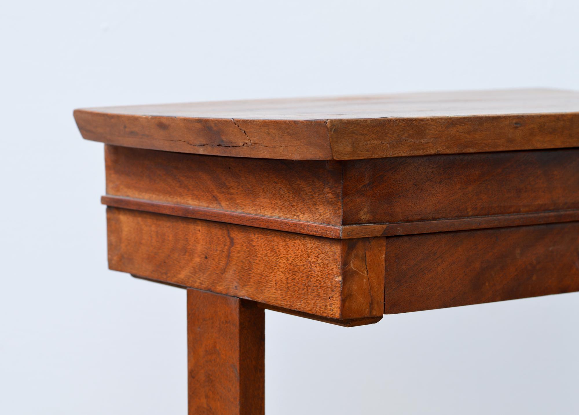 19th Century English Mahogany Writing Stand in the Neoclassical Taste For Sale