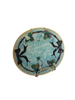 English Majolica Bread Tray, circa 1880