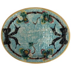 English Majolica Bread Tray, circa 1880