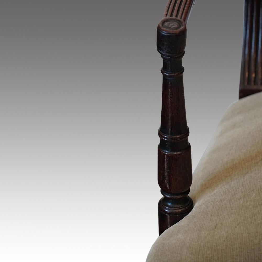 English Mansion House Set of 12 Regency Mahogany Dining Chairs, circa 1820 In Good Condition In Salisbury, Wiltshire