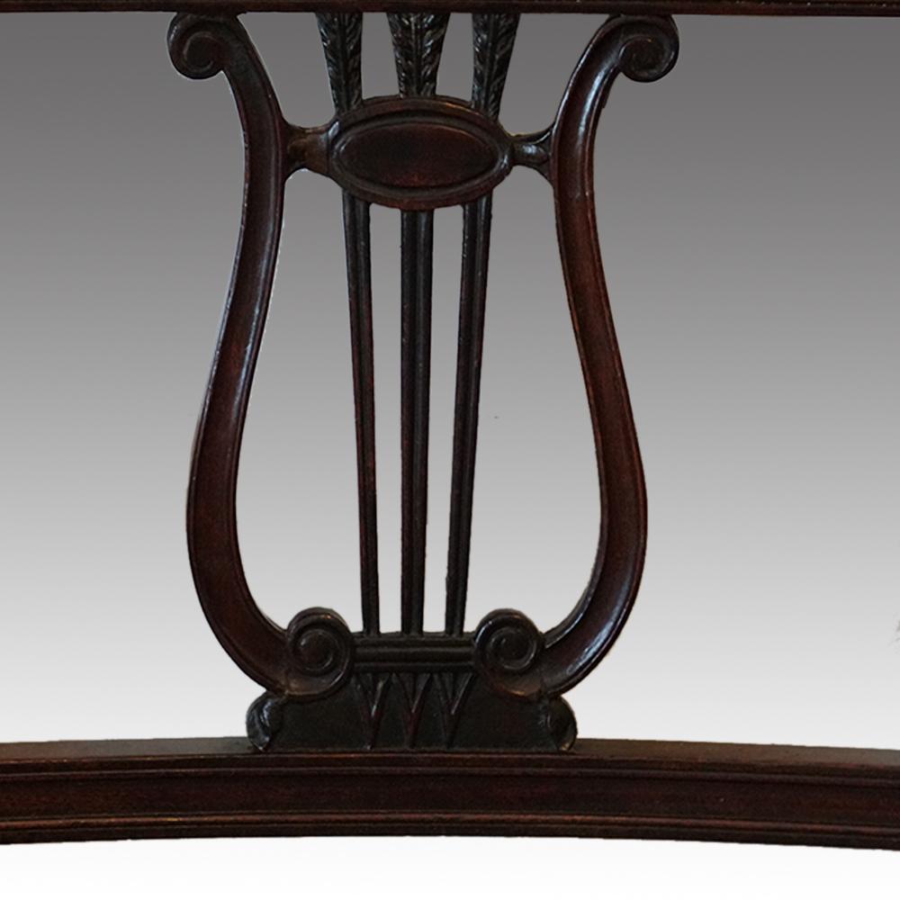 English Mansion House Set of 12 Regency Mahogany Dining Chairs, circa 1820 5