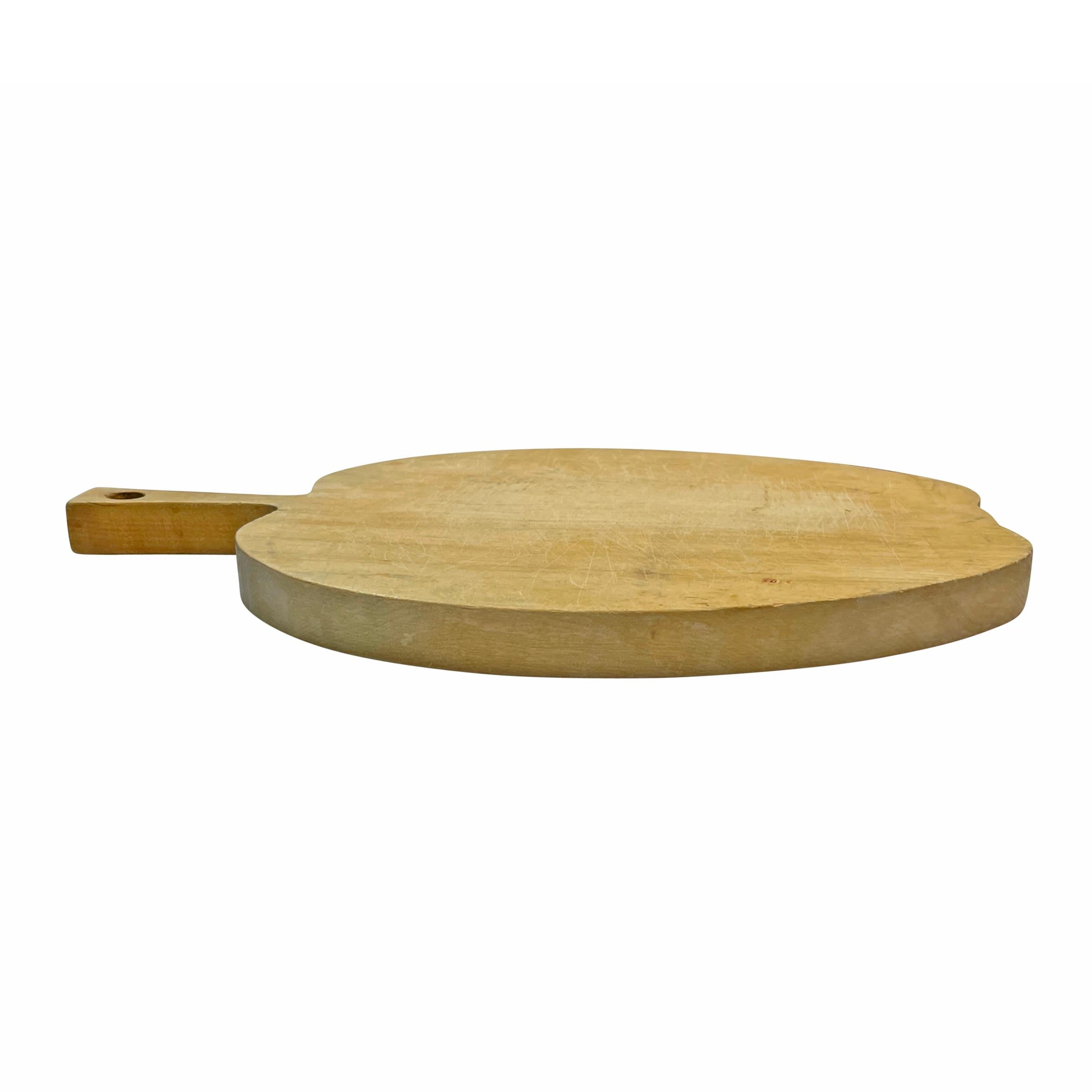 20th Century English Maple Apple Cutting Board For Sale