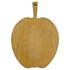 Antique English Maple Apple Cutting Board