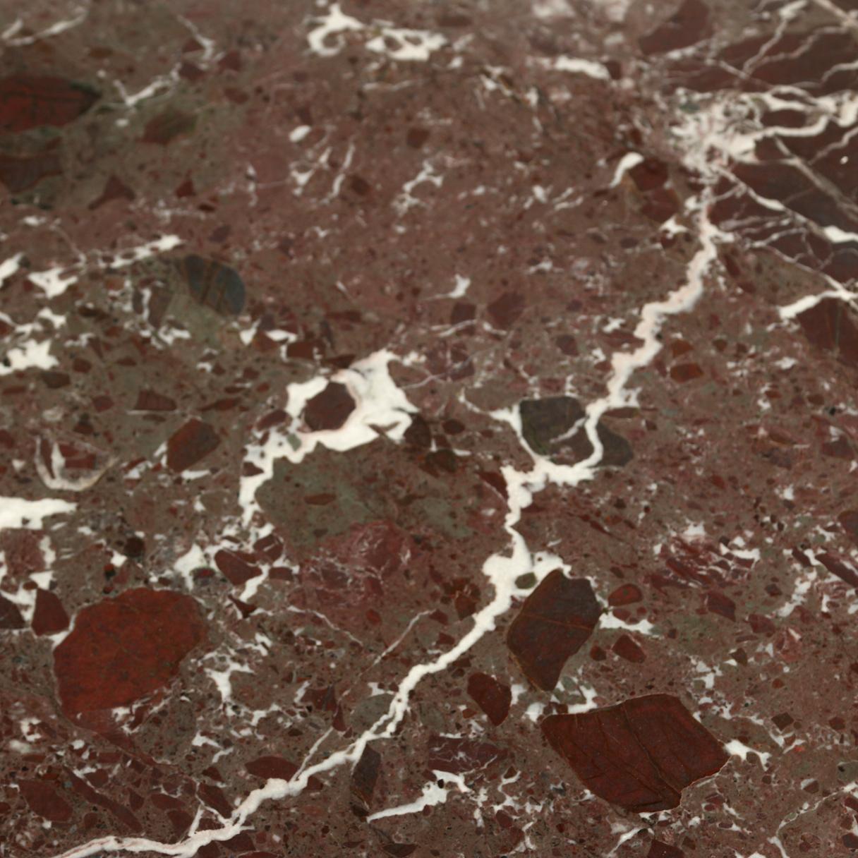 Hand-Painted English Marble Georgian Painted Console