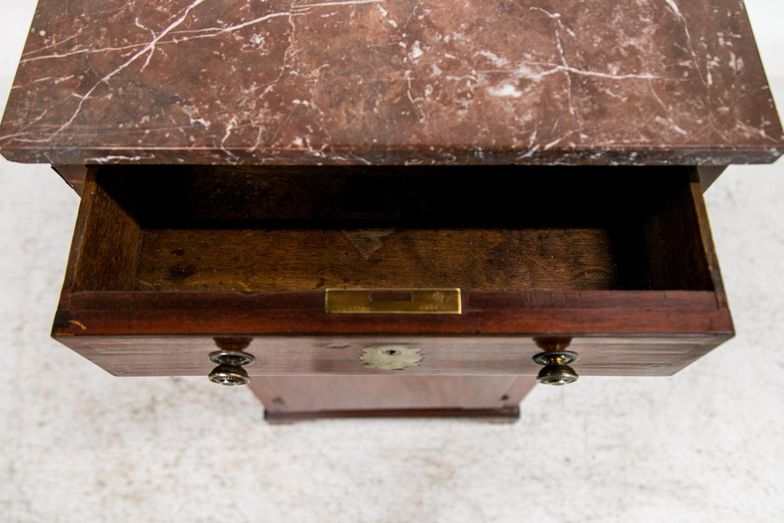 marble top storage cabinet