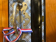 English McClark Tartanware Ink Stand Circa 1810