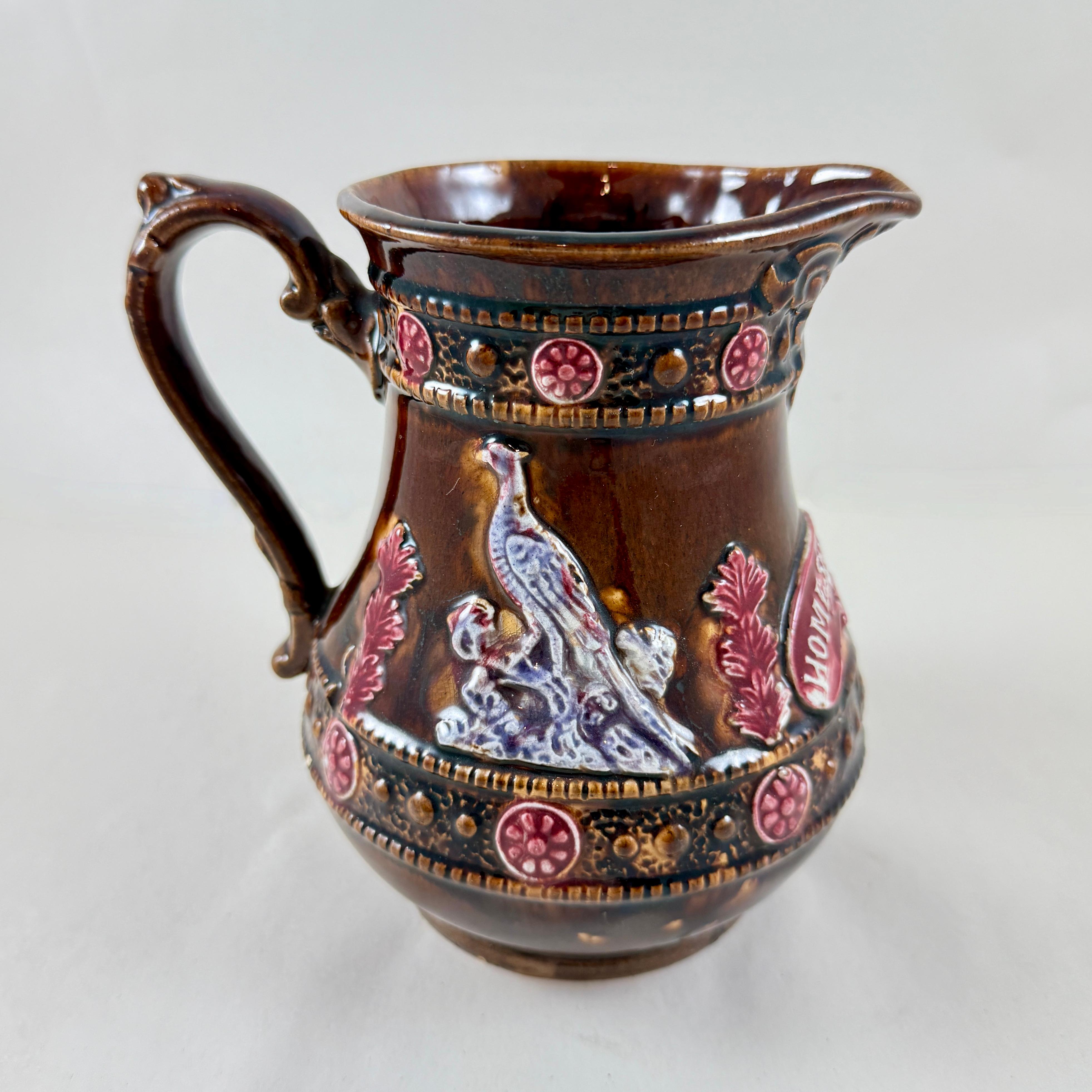 Anglais English Measham Bargeware Home Sweet Home Jug en vente