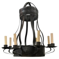 English Metal Chandelier