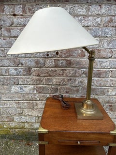 English Metamorphic Brass Table Lamps