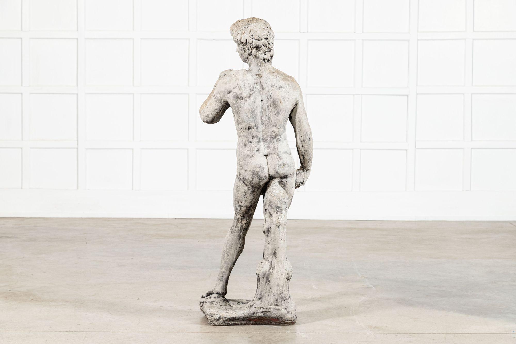 English Michelangelo's David Statue For Sale 7