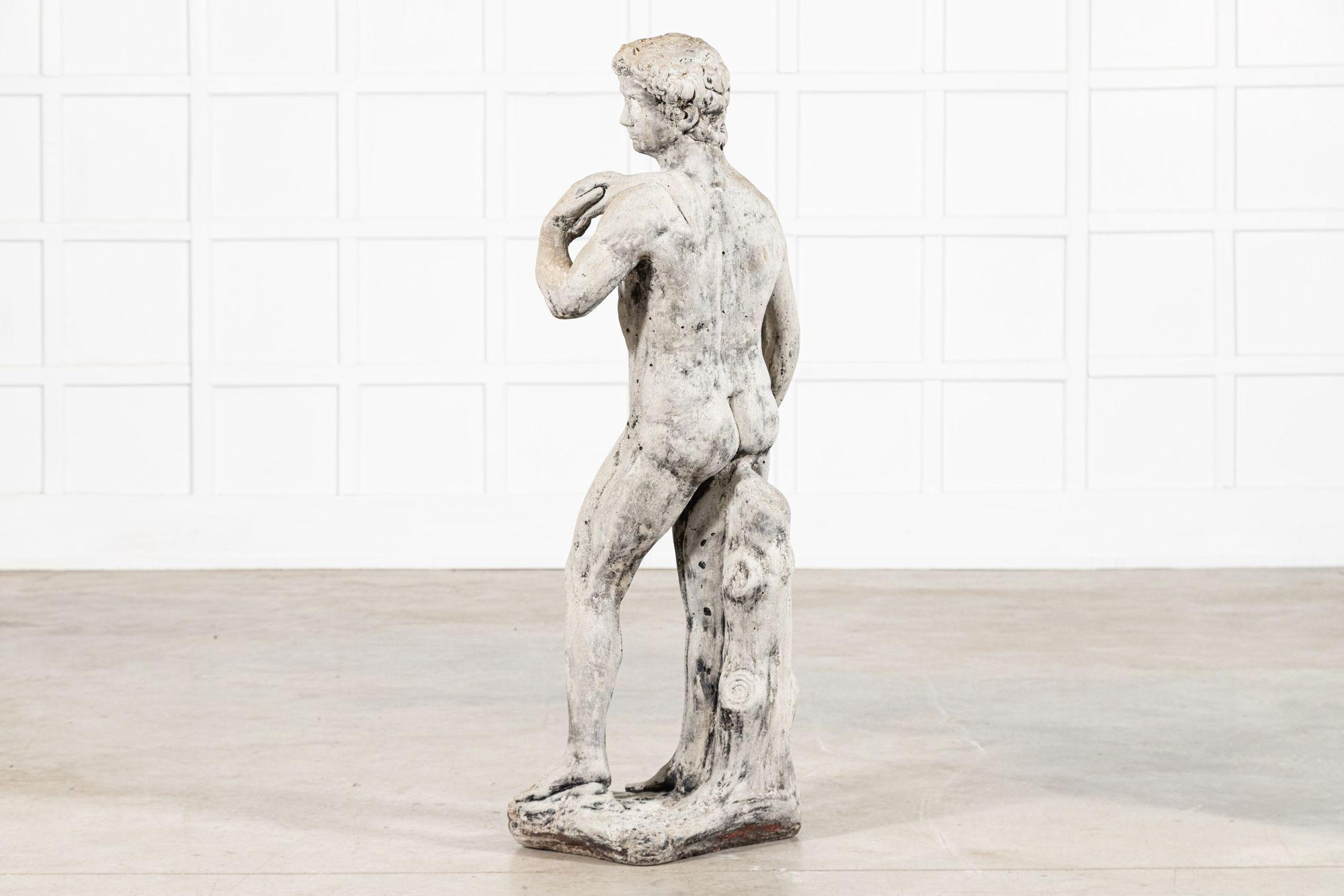 English Michelangelo's David Statue For Sale 8