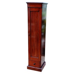 English Mid-19th Century Paneled Chimney Cabinet Drawer and Interior Shelves