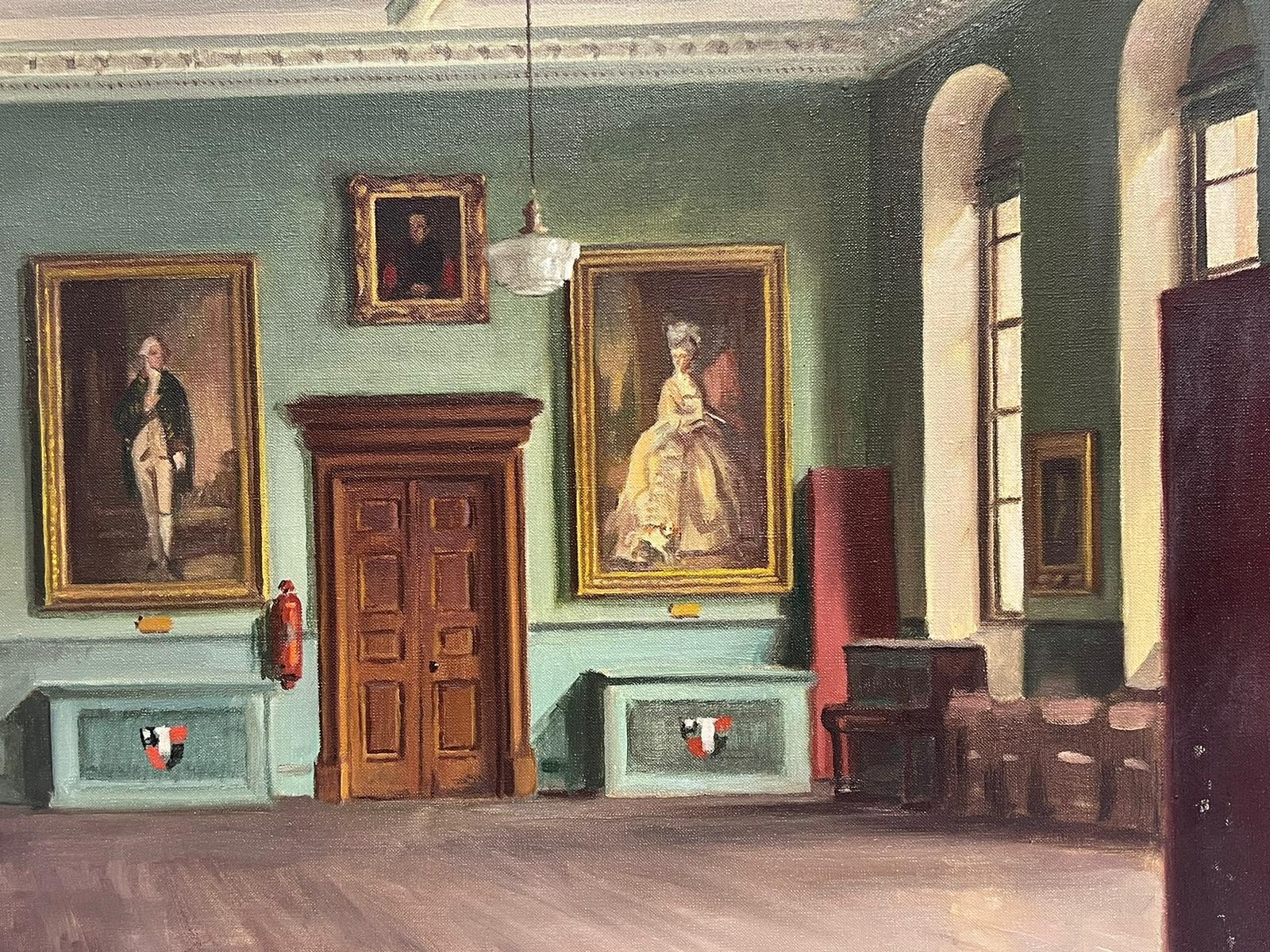 The Guildhall, Worcester
English School, mid 20th century
indistinctly signed verso
oil on canvas
canvas: 20 x 24 inches
provenance: private collection, UK
condition: very good and sound condition

The Worcester Guildhall was originally built as a