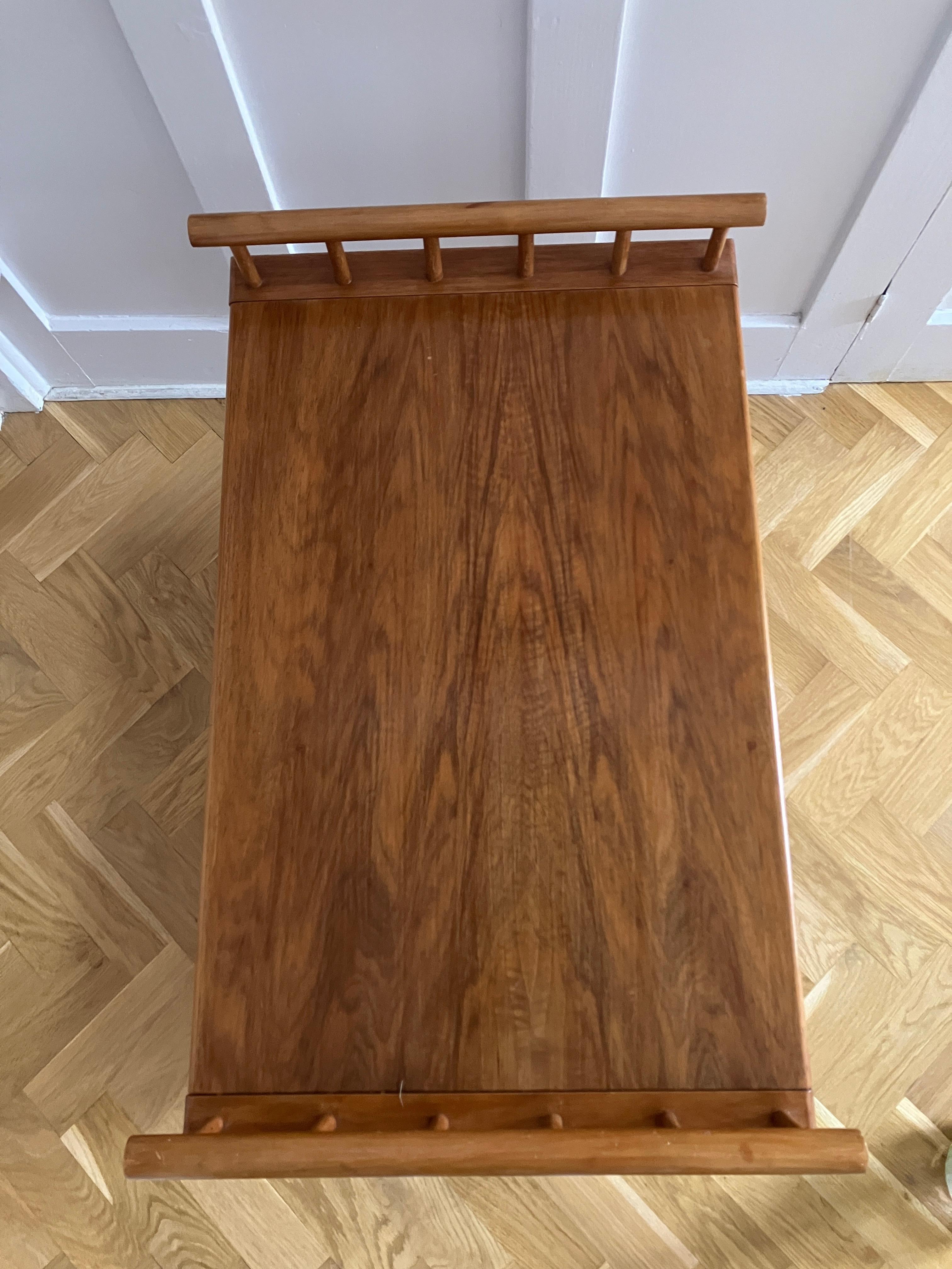Englisch Mid Century Cocktail Trolley 60's Blondes Holz im Zustand „Gut“ im Angebot in Leicester, GB
