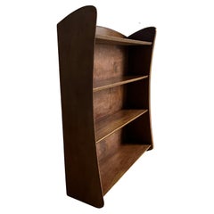 Englisches, geschwungenes, freistehendes Bücherregal aus Teakholz, Mitte des Jahrhunderts, von Remploy
