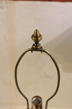 English Mid-Century Modern Crystal Table Lamp