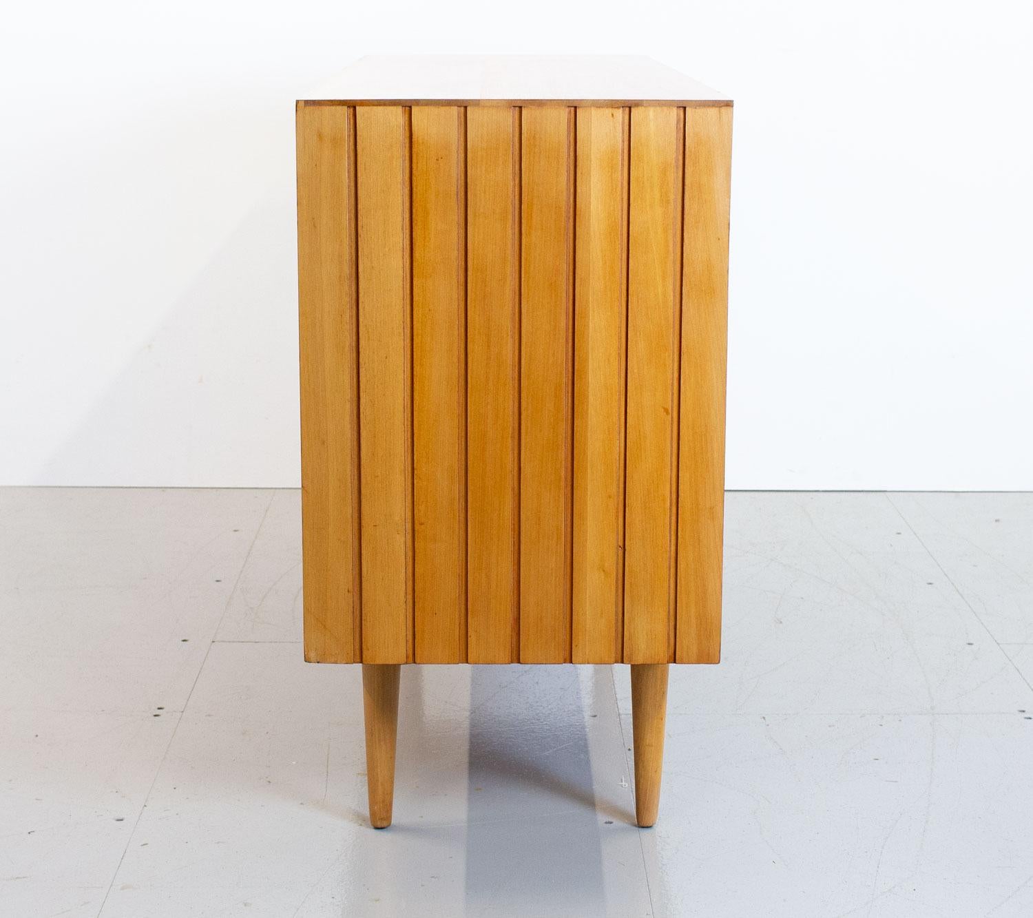 English Mid-Century Walnut Sideboard by Heals, 1960s For Sale 1