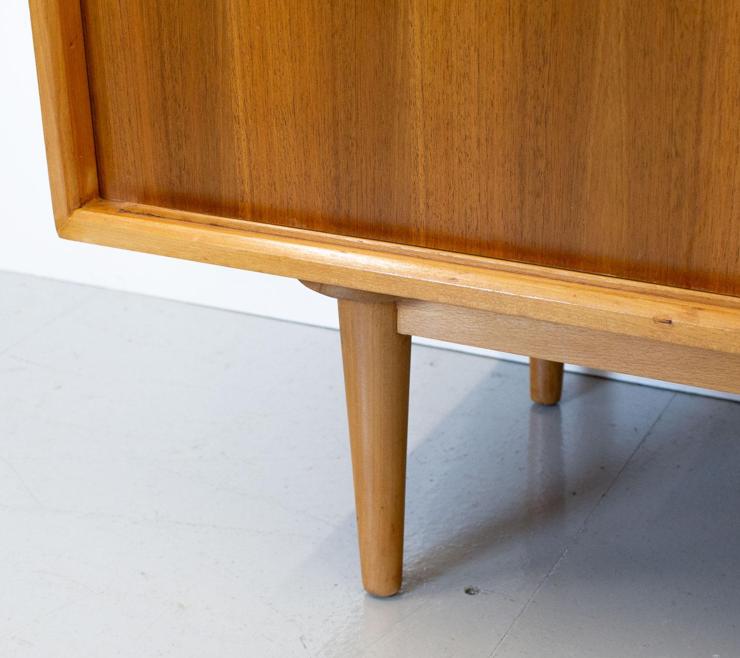 English Mid-Century Walnut Sideboard by Heals, 1960s For Sale 2