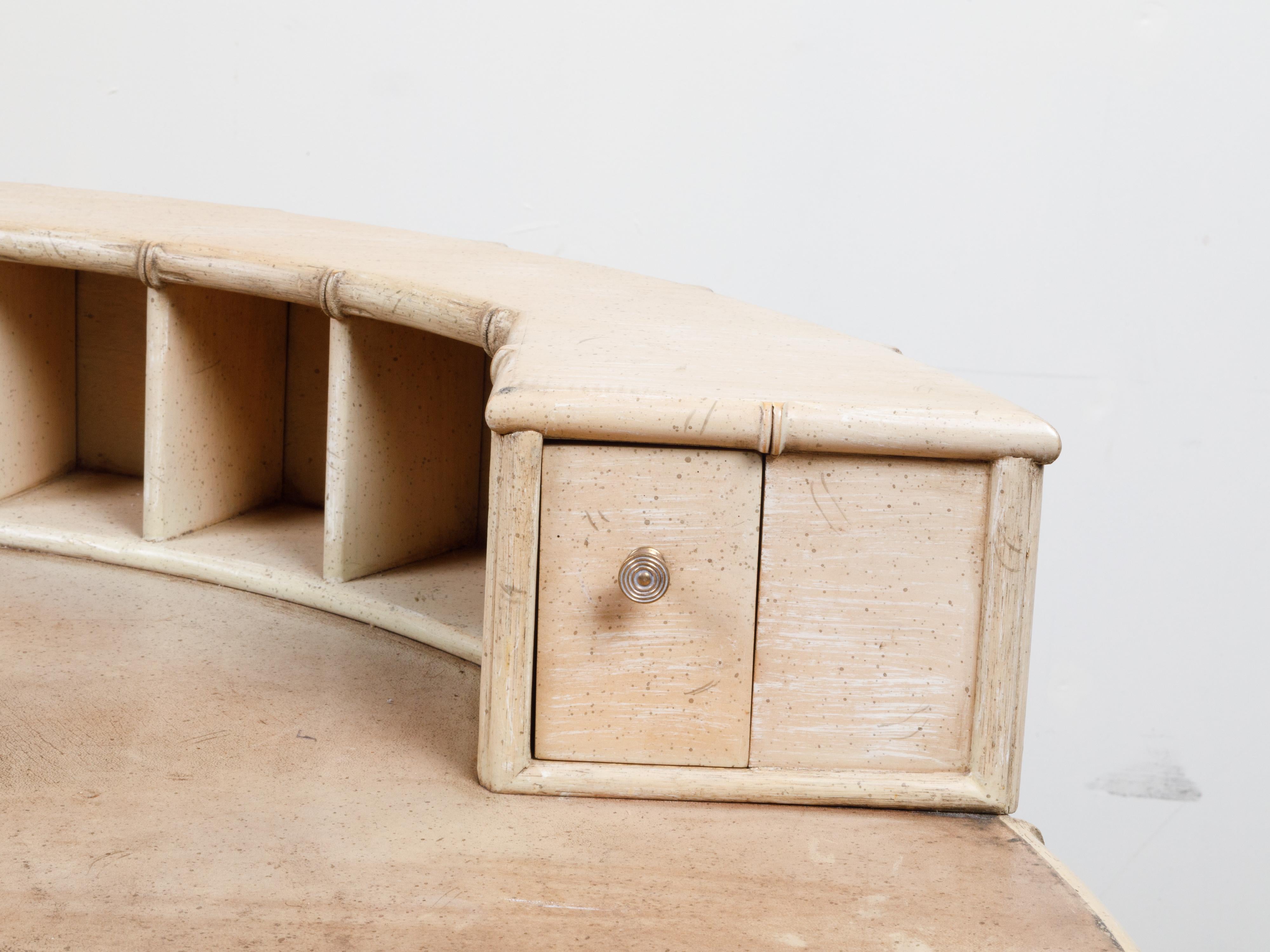 bamboo desk shelf