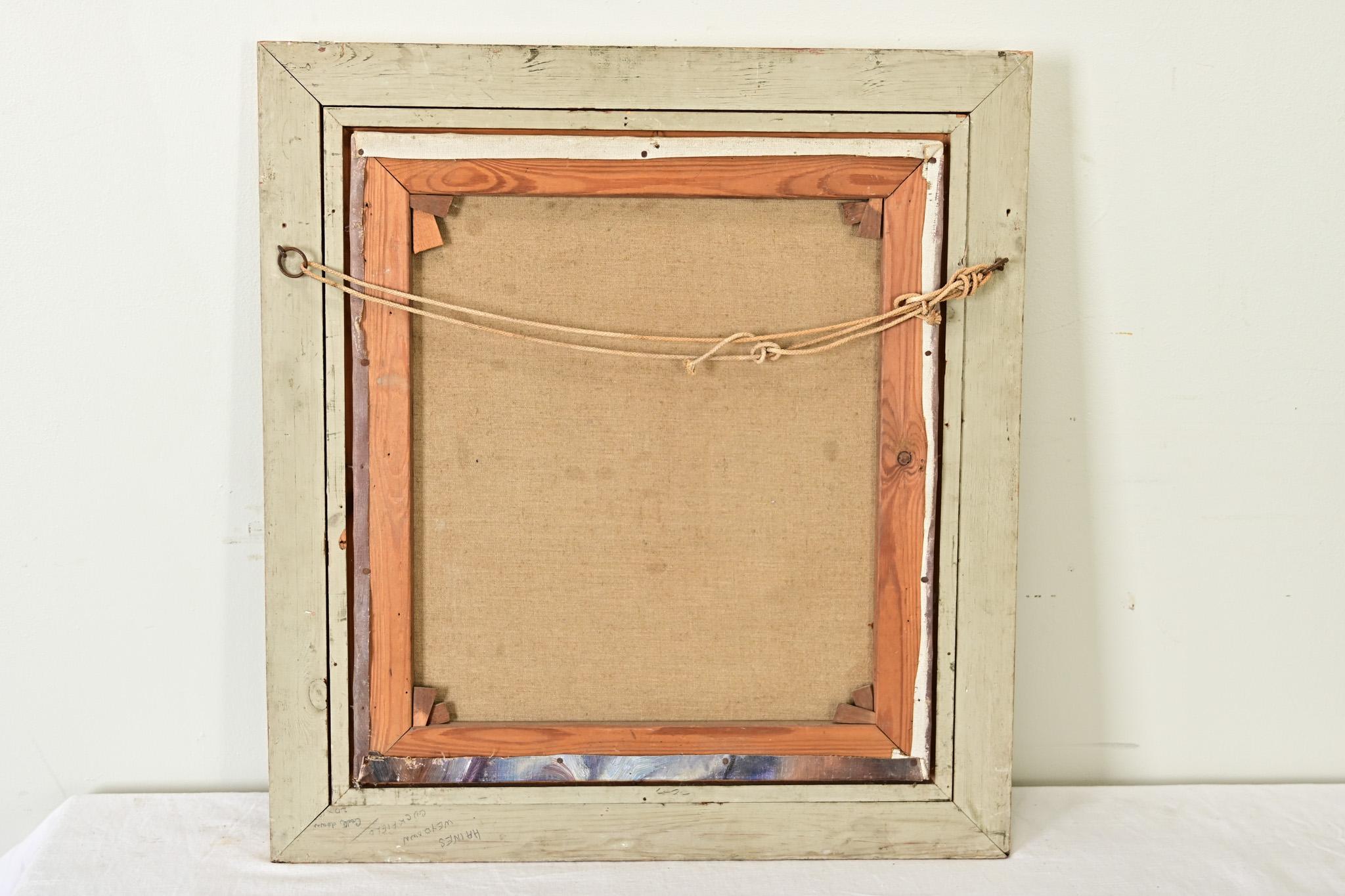 English Midcentury Framed Portrait of a Lady For Sale 3