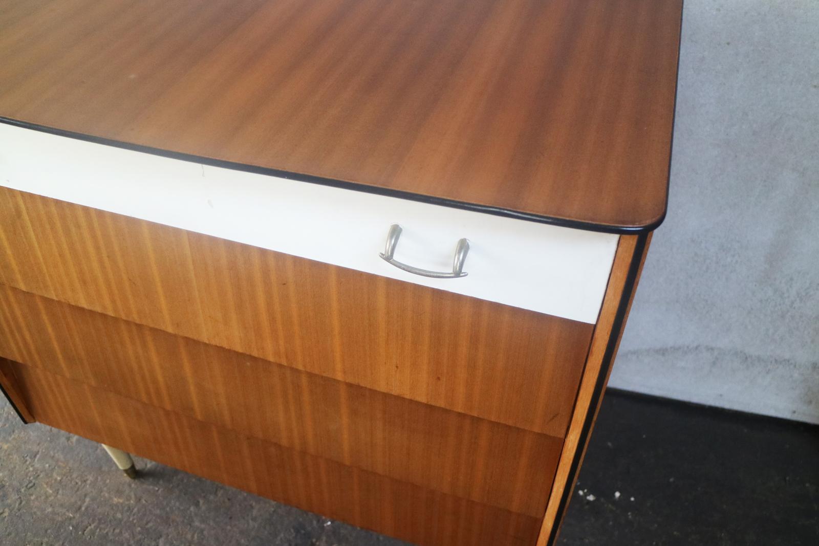 Mid-Century Modern English Midcentury Retro 1960s Chest of Drawers by Avalon For Sale