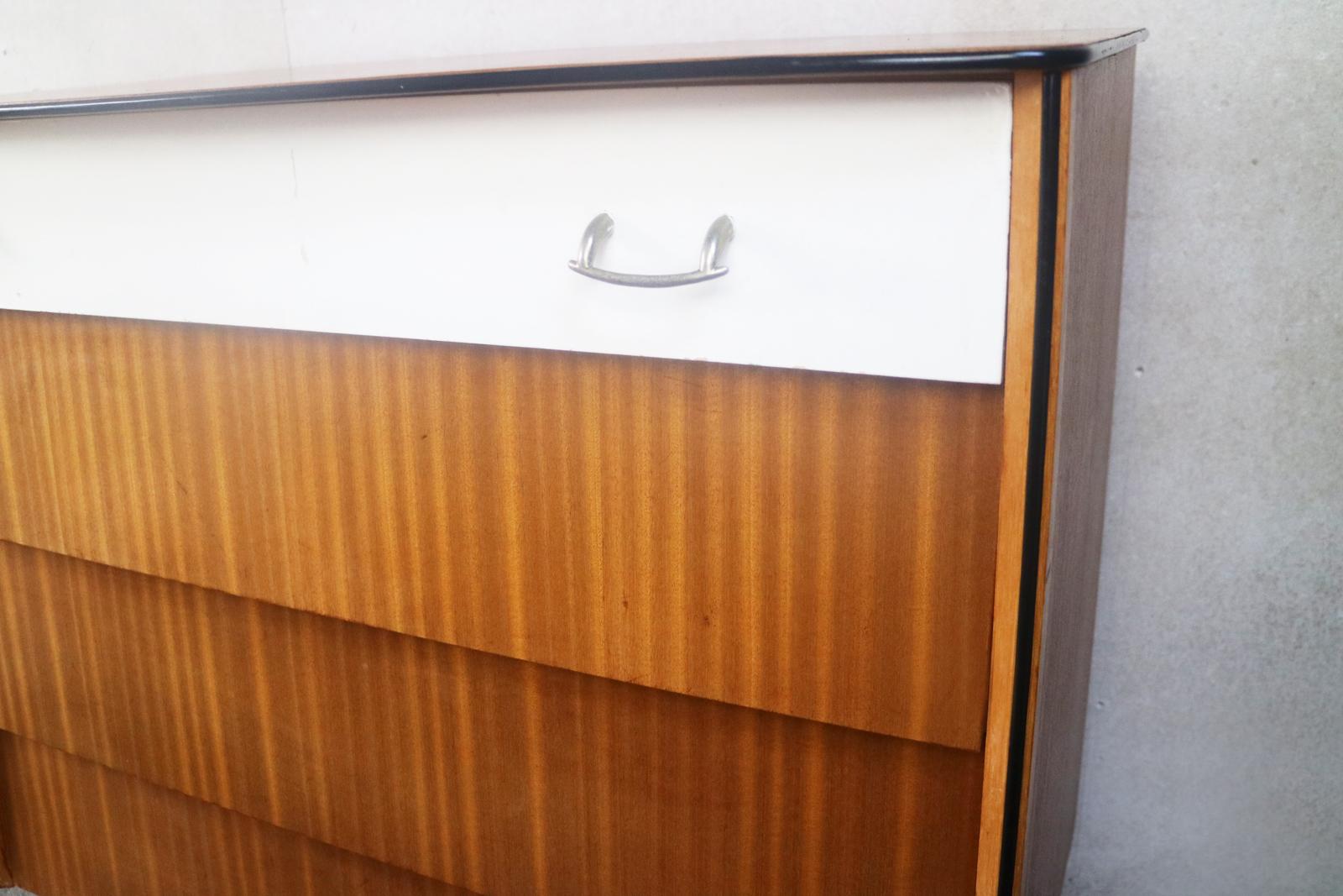 British English Midcentury Retro 1960s Chest of Drawers by Avalon For Sale