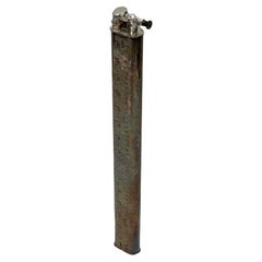 Englisches versilbertes Dunhill Sylph Ruler Lift-Arm-Feuerzeug aus der Mitte des Jahrhunderts
