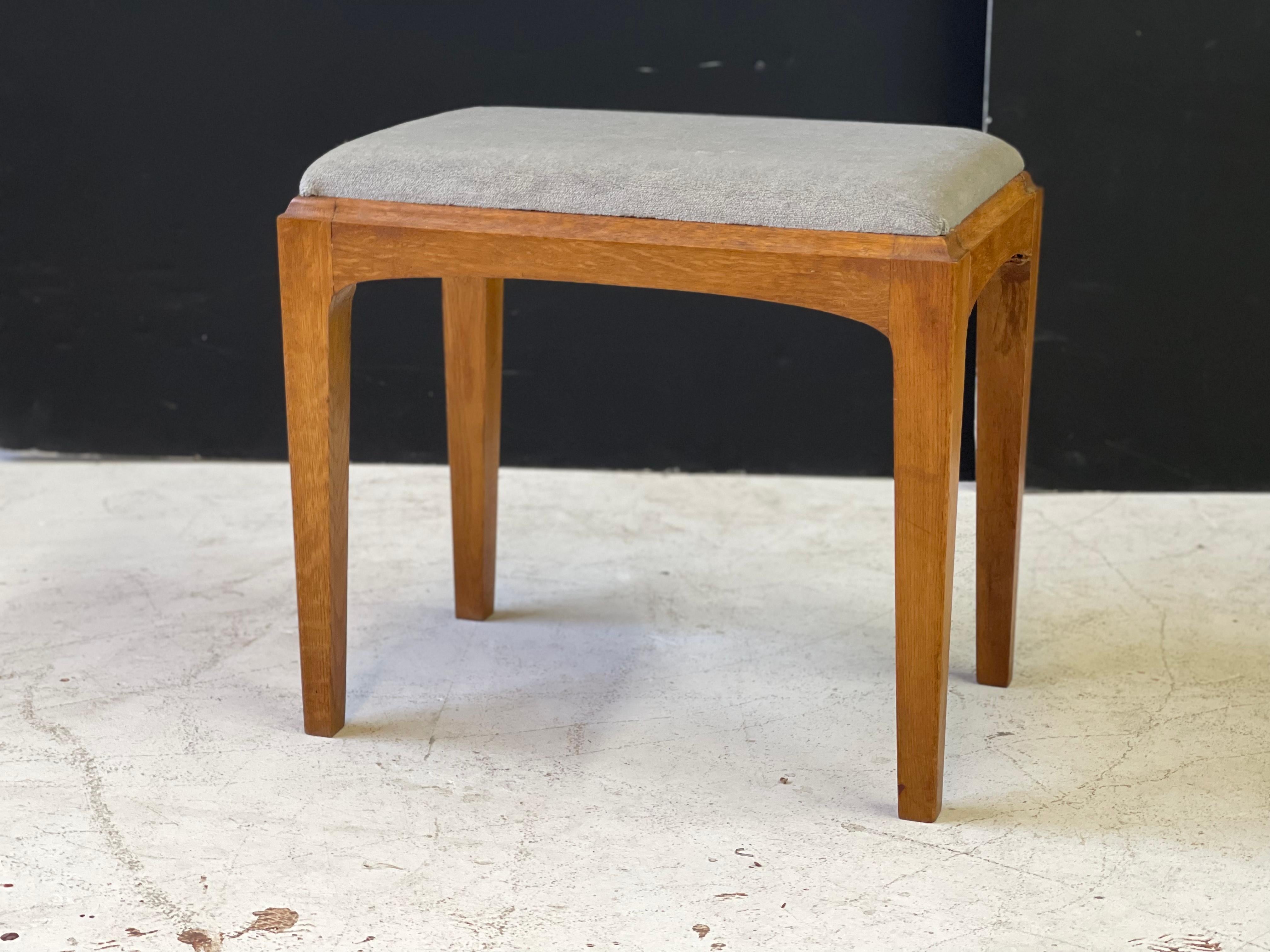Mid-Century Modern English Midcentury Stool by John and Silvia Reid for Stag Furniture For Sale