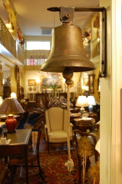 English Military Hanging Bell with George VI Cypher