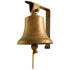Vintage English Military Hanging Bell with George VI Cypher