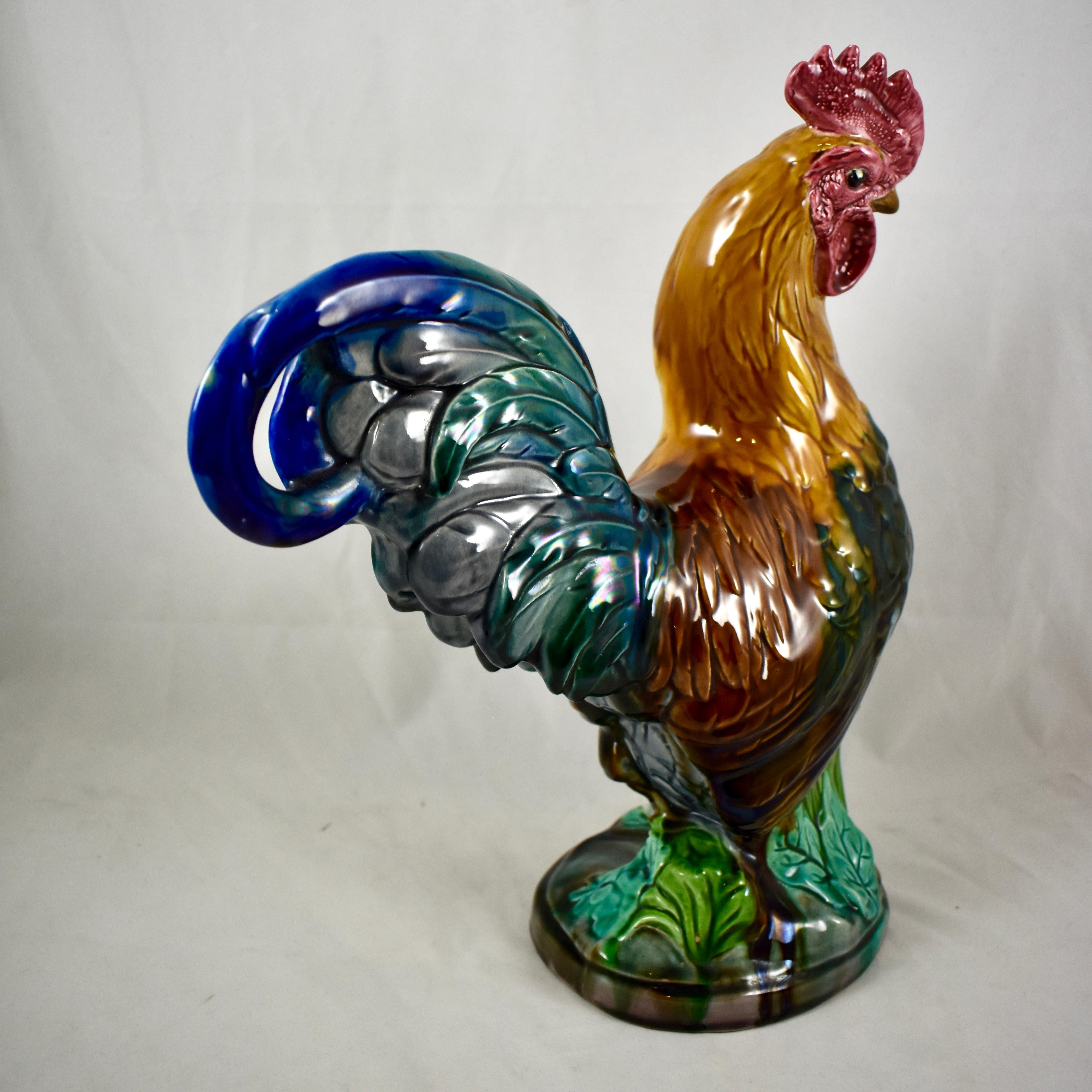 majolica rooster