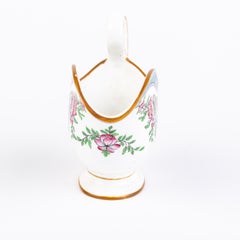 Pichet à crème en porcelaine fine anglaise Minton avec oiseau exotique