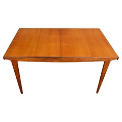 English Modern Butterfly Leaf Dining Table in Teak