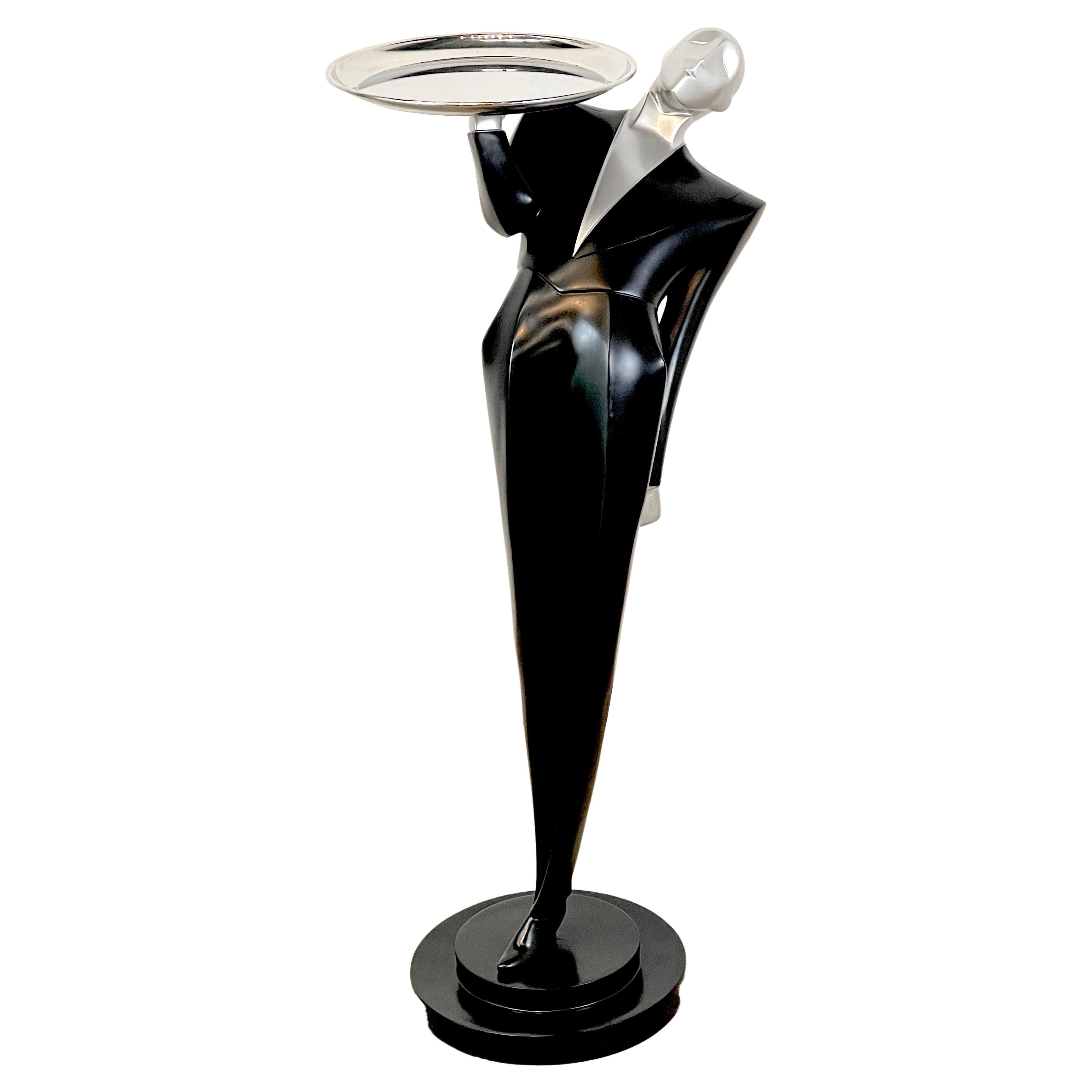 English Modern Chrome & Resin "Le Garcon" Mannequin by Lindsey B For Sale