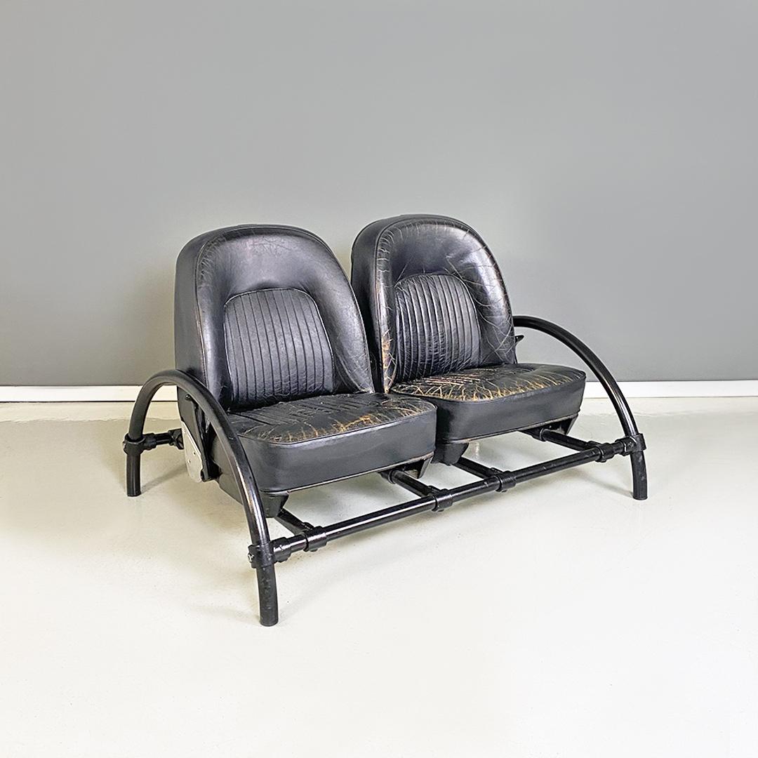 Metal English Modern Rover Sofa, Ron Arad for One off Ltd 1981, Inspired by Rover 2000 For Sale