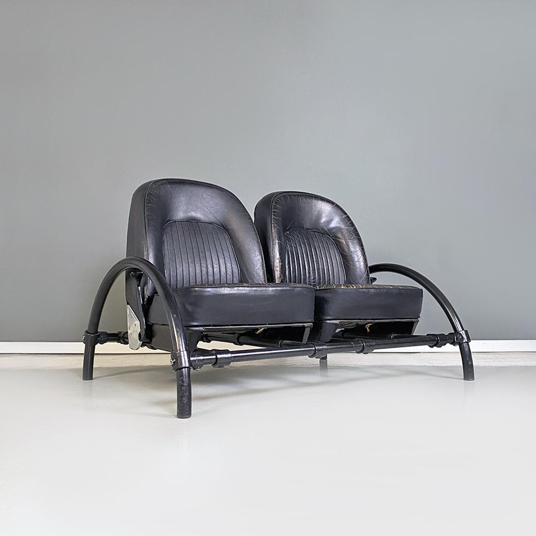 Metal English Modern Rover Sofa, Ron Arad for One off Ltd 1981, Inspired by Rover 2000 For Sale