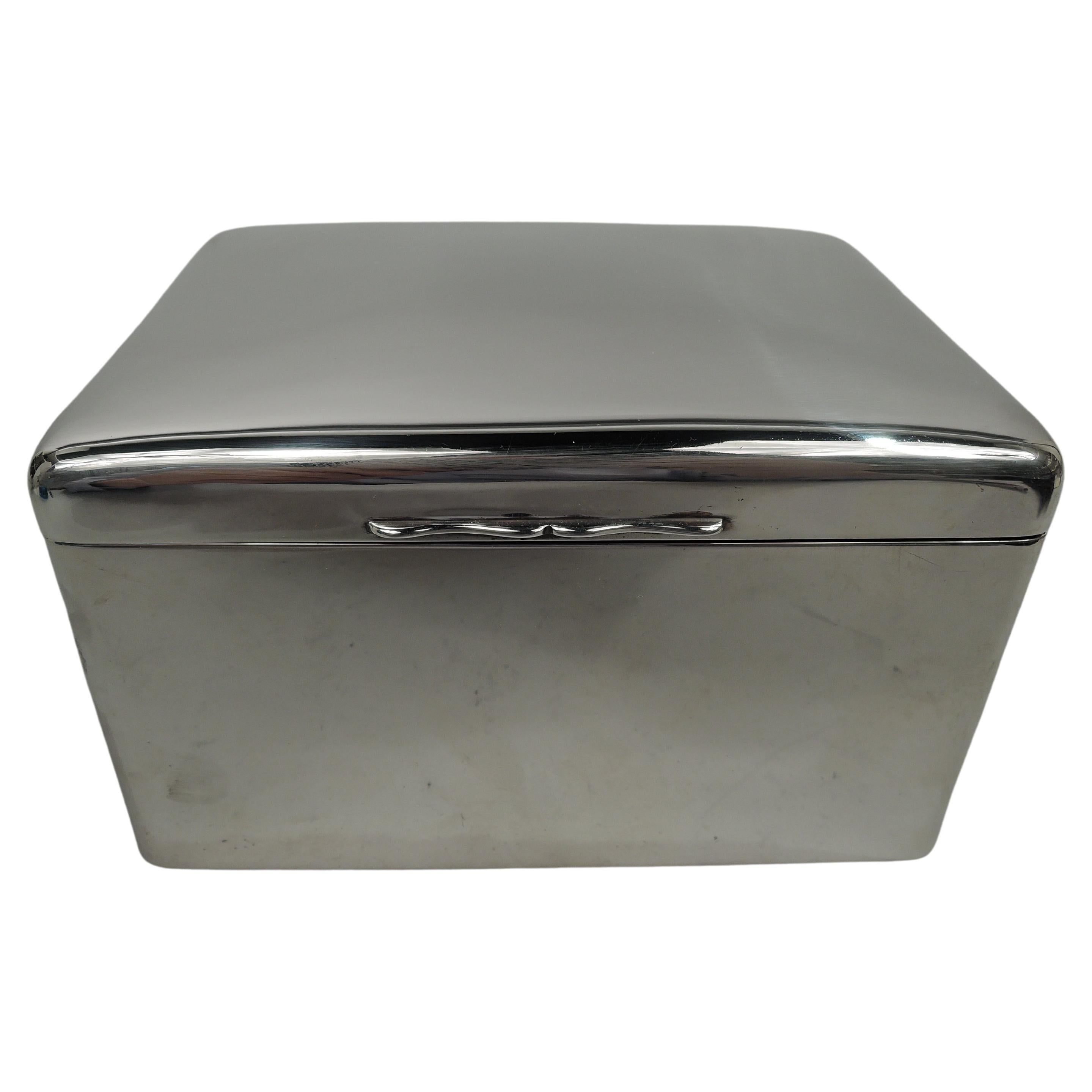 English Modern Sterling Silver Box