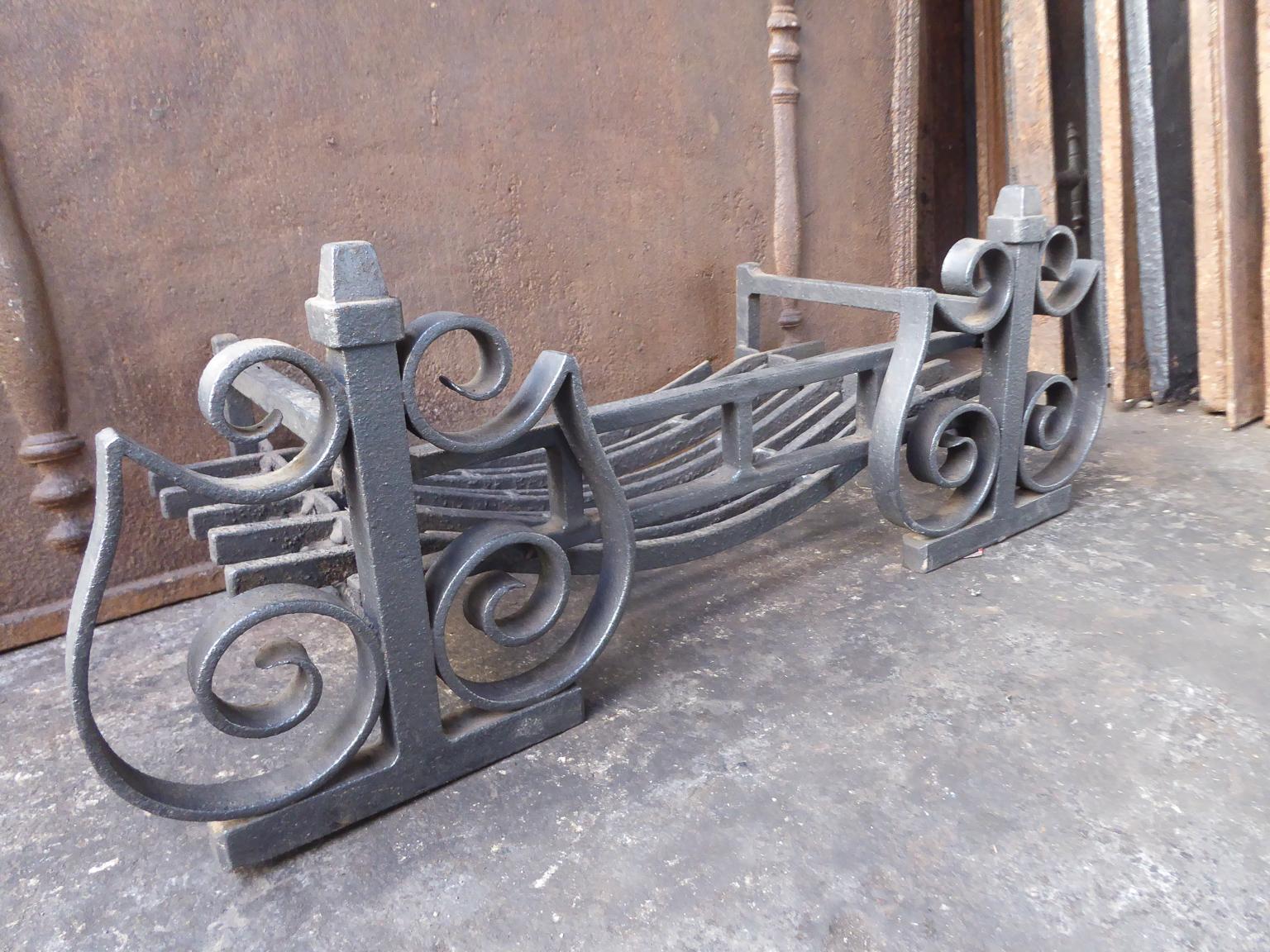 English Modernist Fireplace Grate, Fire Grate 3