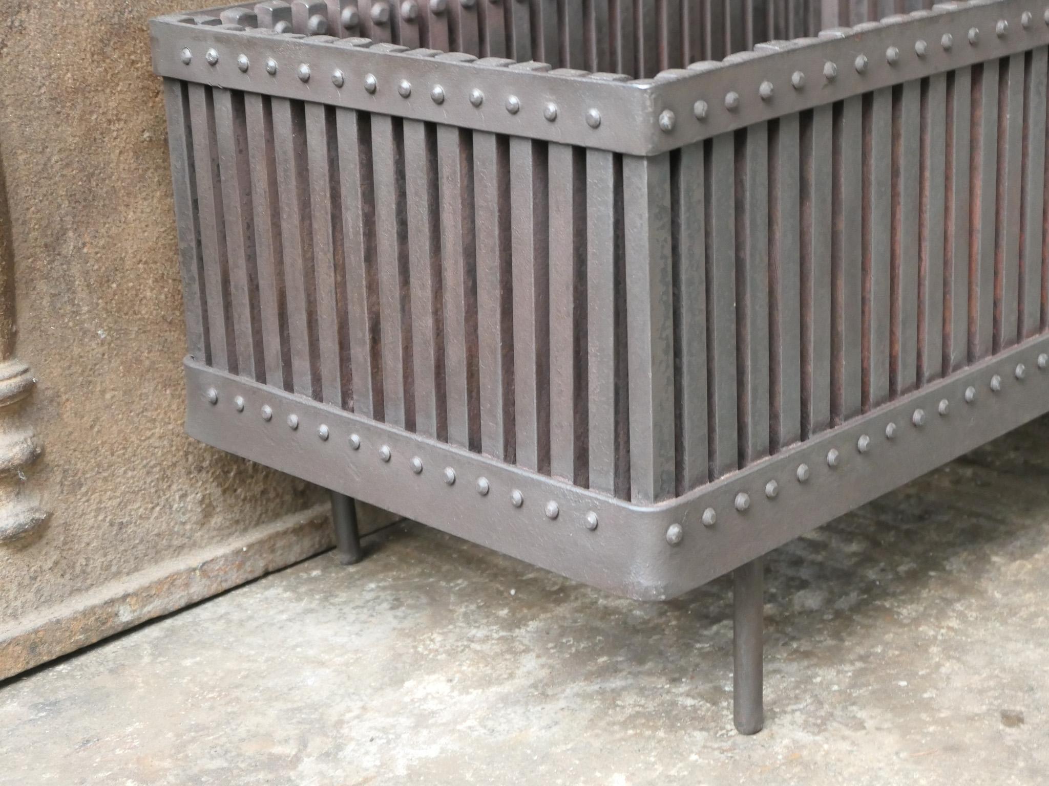 English Modernist Fireplace Grate, Fire Grate For Sale 5