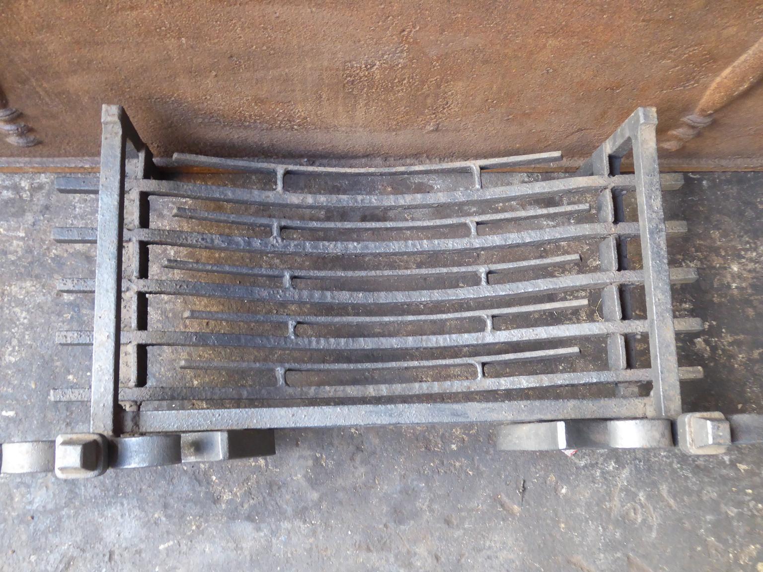 English Modernist Fireplace Grate, Fire Grate 5