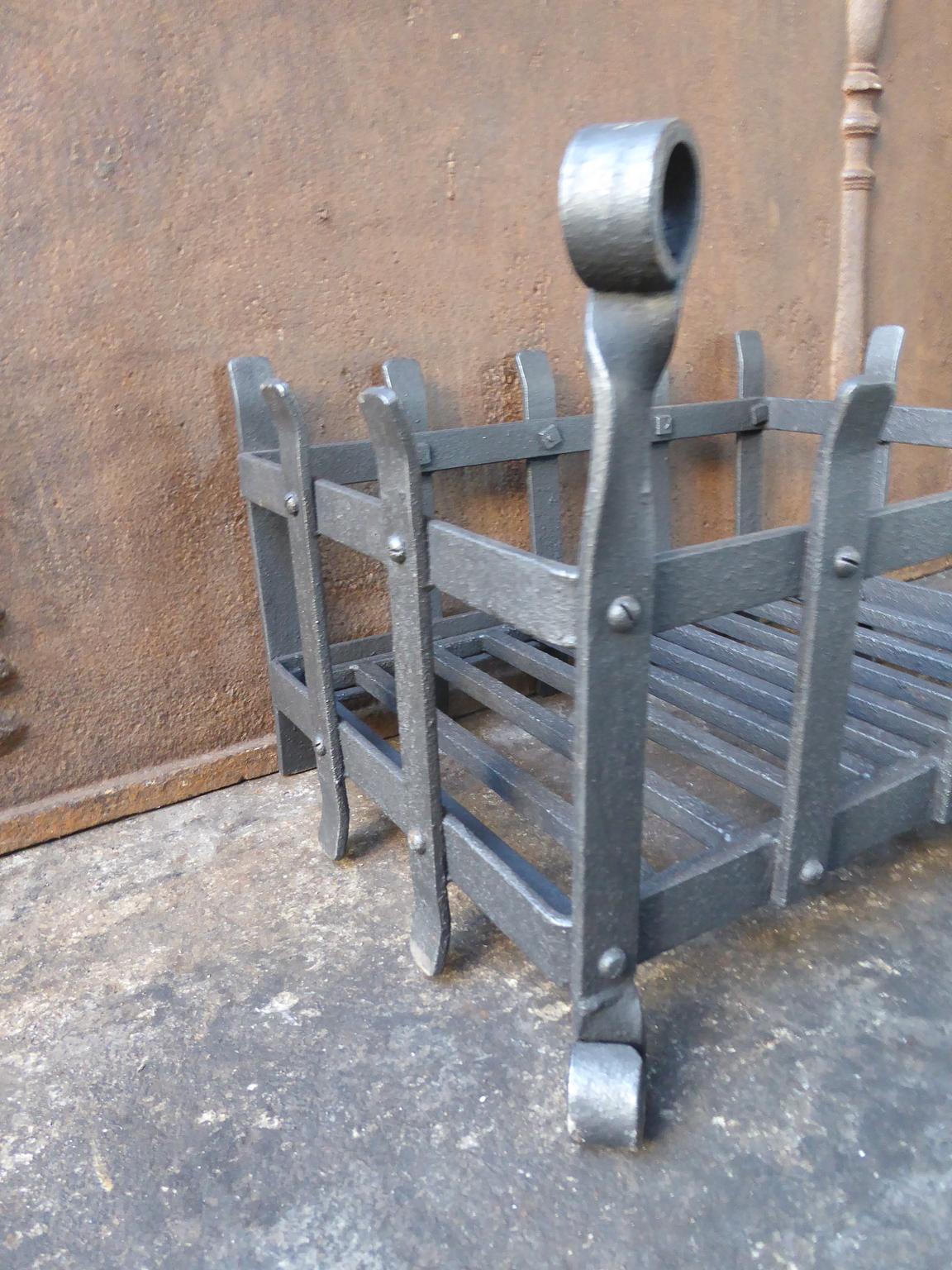 20th Century English Modernist Fireplace Grate, Fire Grate