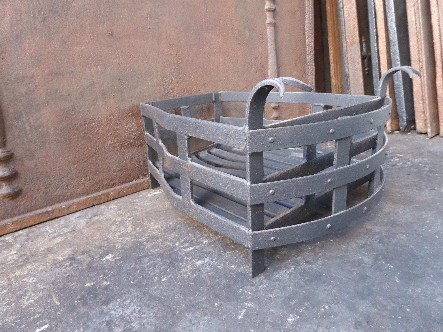 20th Century English Modernist Fireplace Grate, Fire Grate