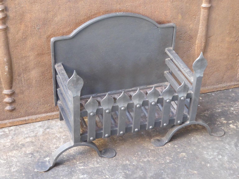 English Modernist Fireplace Grate, Fire Grate For Sale at 1stdibs