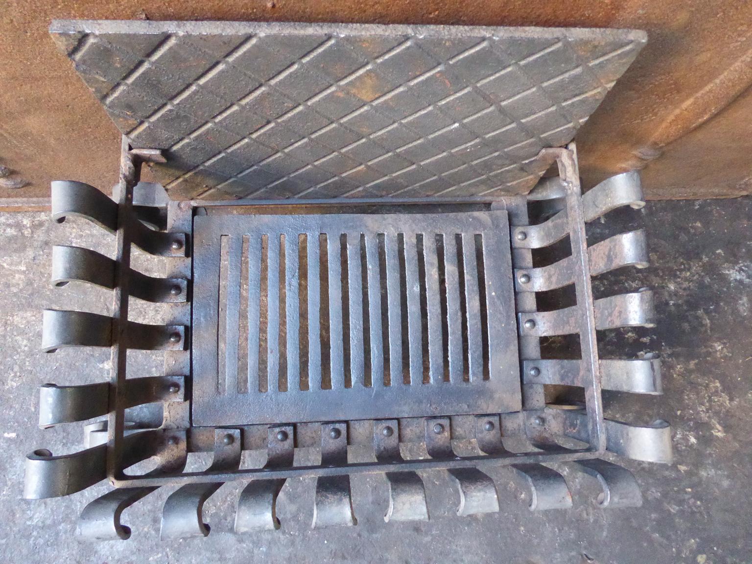 English Modernist Fireplace Grate, Fire Grate 2